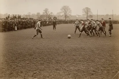 Kto wygrał pierwszy mecz piłkarski w historii? Oto prawda, którą zna niewielu