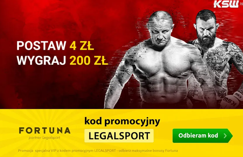 Kurs 50.00 Pudzianowski - Materla na KSW 70