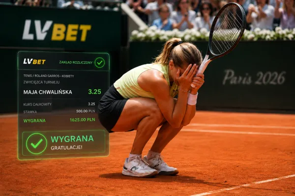 LV BET rozlicza zakłady na Maję Chwalińską przed finałem Roland Garros