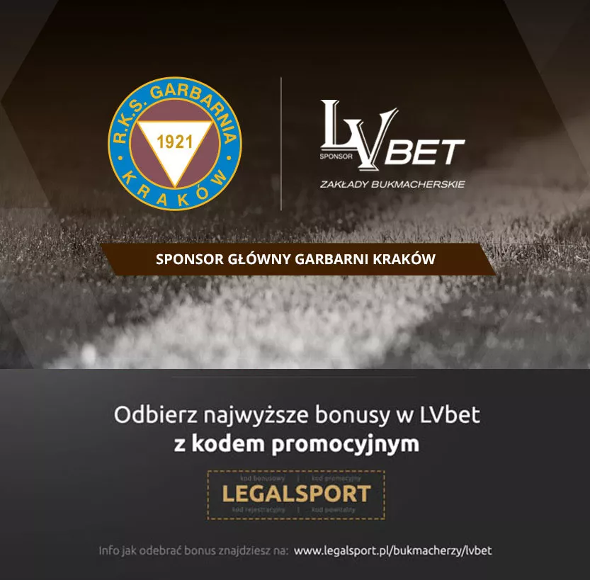 LV BET sponsorem Garbarni Kraków