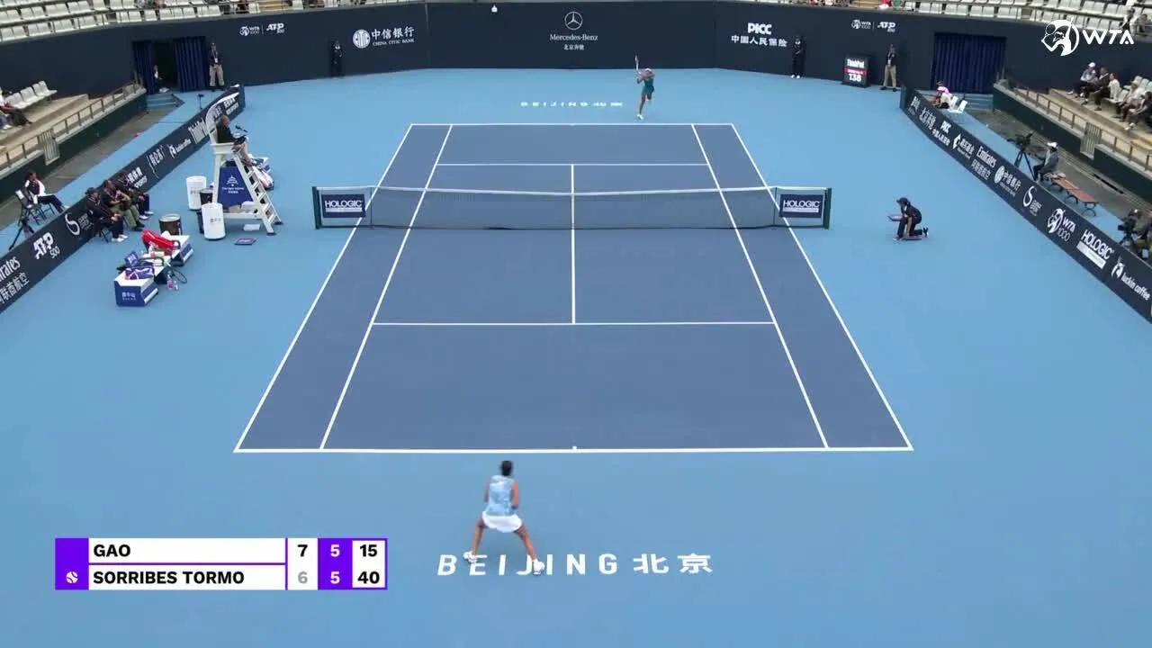 Sara Sorribes Tormo i Xinyu Gao rozegrały czwarty najdłuższy kobiecy mecz w historii