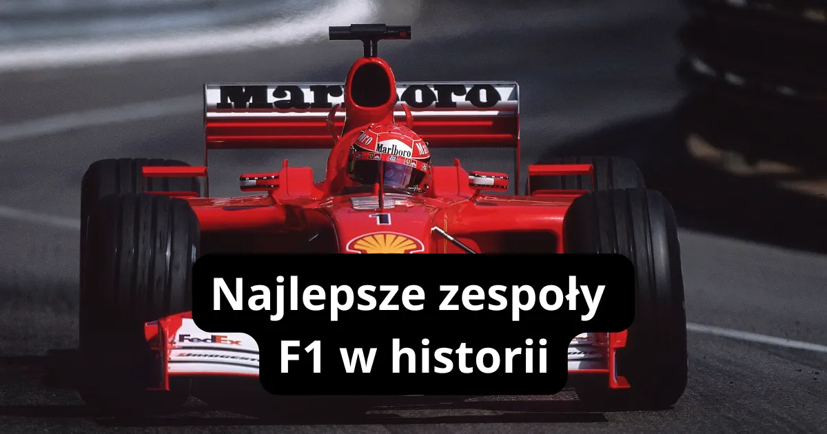 Najlepsze zespoły F1 w historii