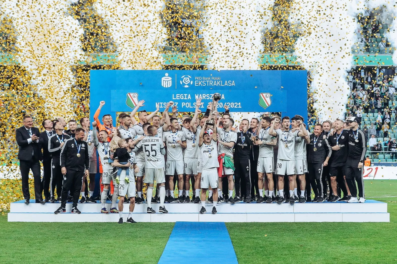 Legia Warszawa ma najwięcej tytułów mistrzowskich w Polsce