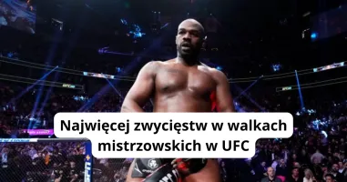 Najwięcej zwycięstw w walkach mistrzowskich w UFC. Którzy zawodnicy najczęściej wygrywali walki z tytułem na szali?