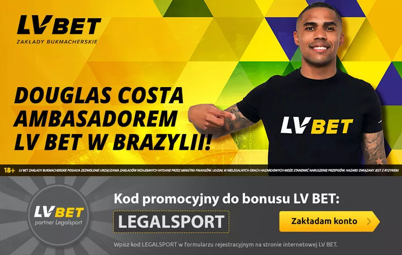 Piłkarz Douglas Costa twarzą marki LVBET
