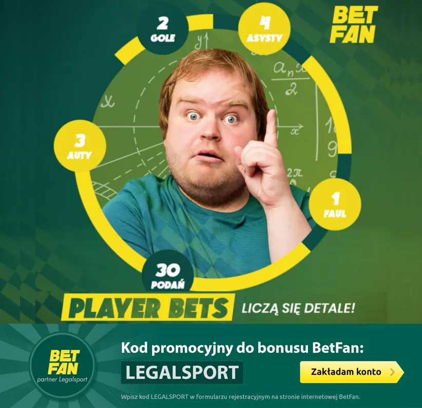 Player BETS w ofercie legalnego polskiego bukmachera internetowego Betfan