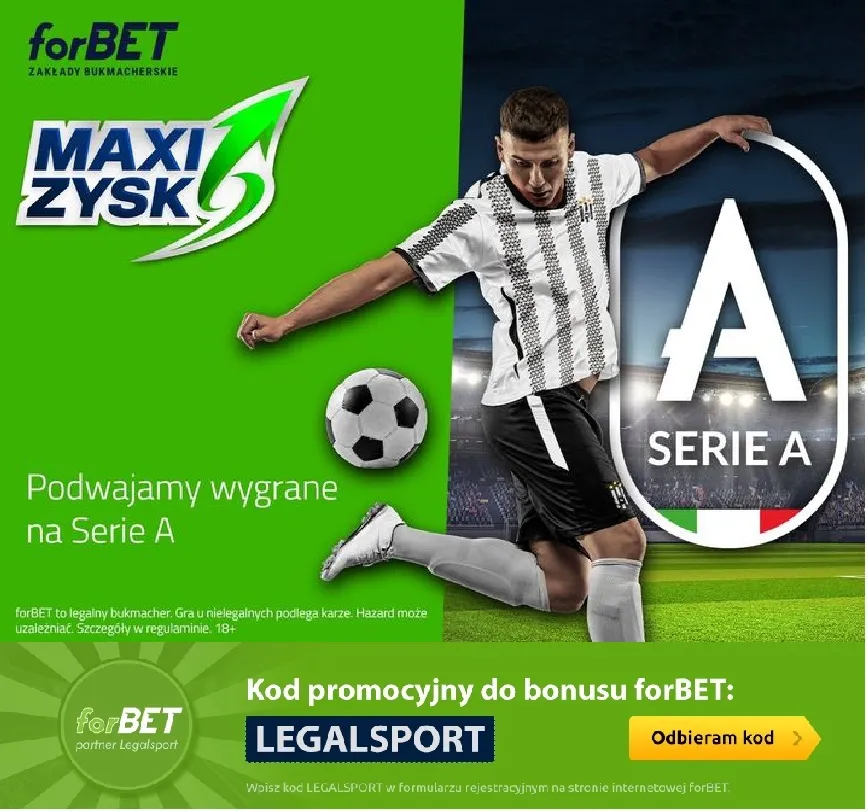 Podwójna wygrana na Serie A w forBET