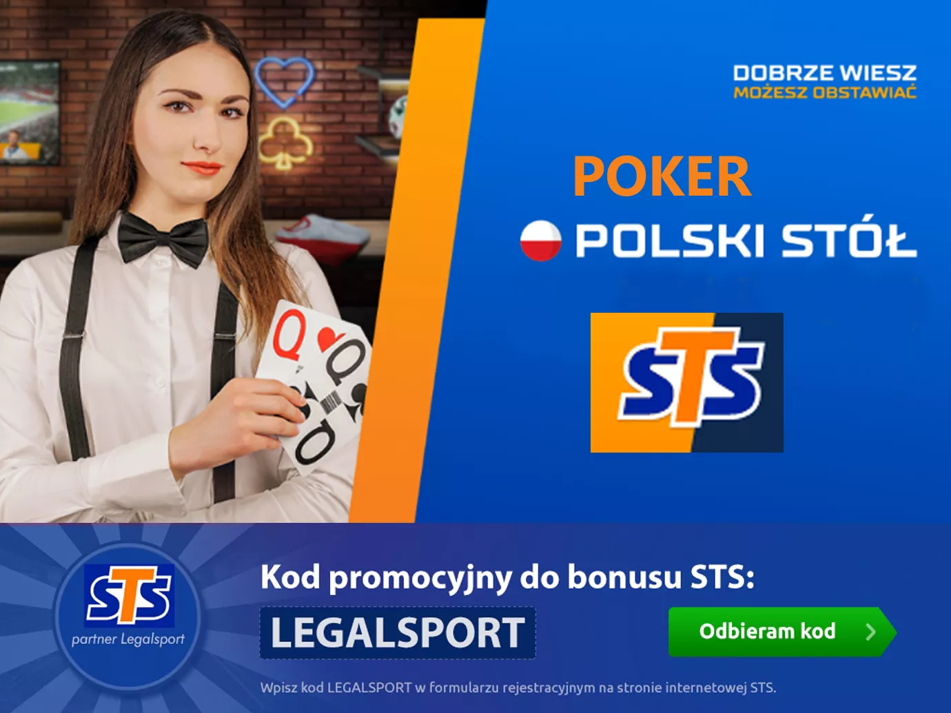 Poker z polskim stołem w STS BetGames