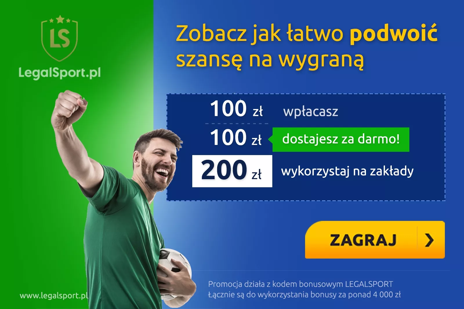 Zakłady na liczbę bramek i wygrana 15 000 zł
