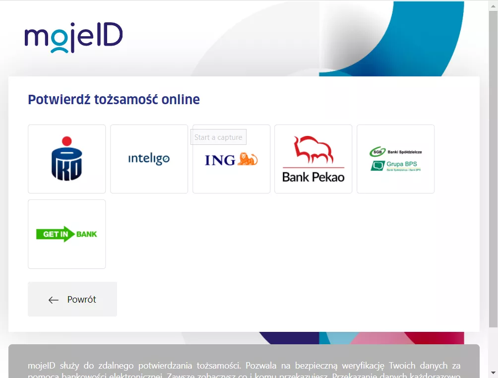 Zdjęcie przedstawiające aplikację mojeID - rejestracja bez dowodu w Fortunie