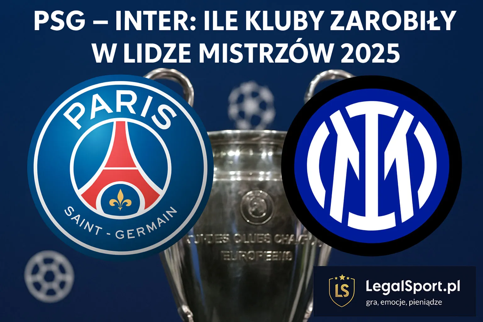 PSG - Inter. ile zarobiły giganty w Lidze Mistrzów 2025?