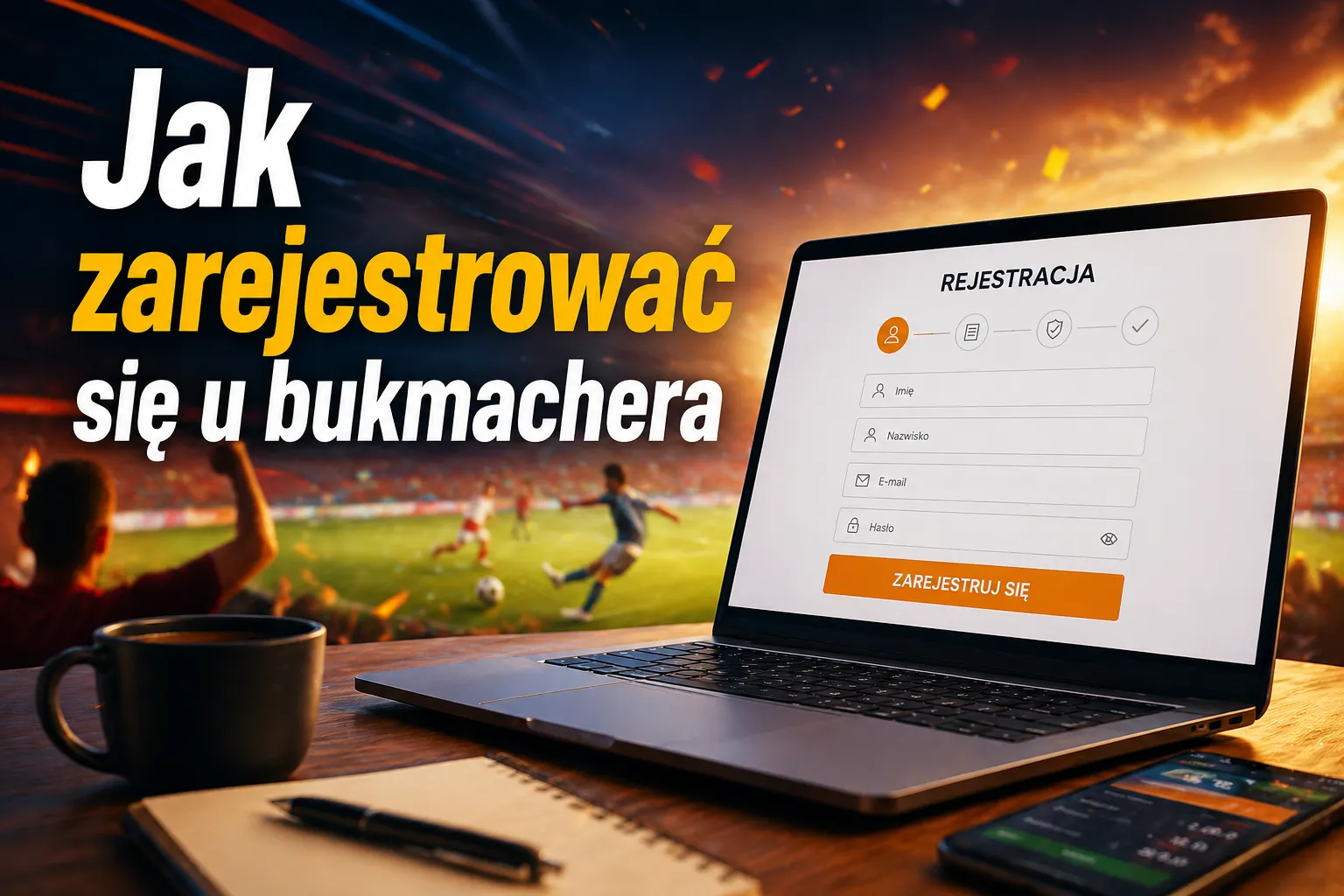 Jak zarejestrować się u bukmachera