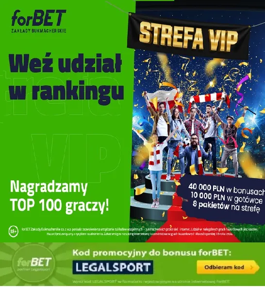 Strefa forBET VIP – ranking dla graczy z nagrodami