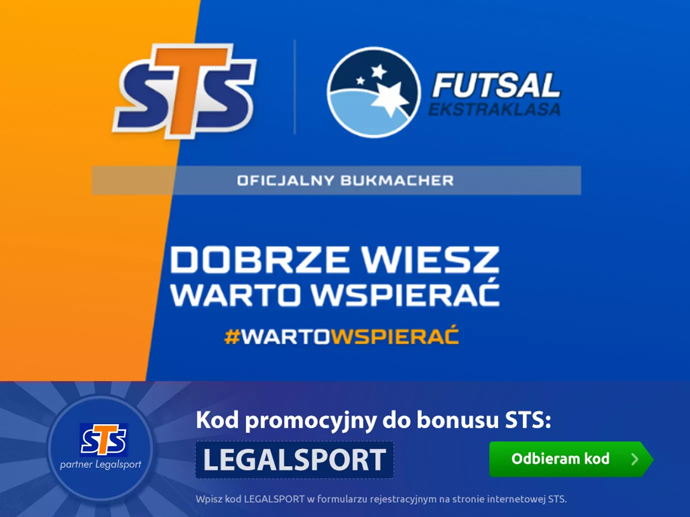 STS wspiera finansowo Futsal Ekstraklasę