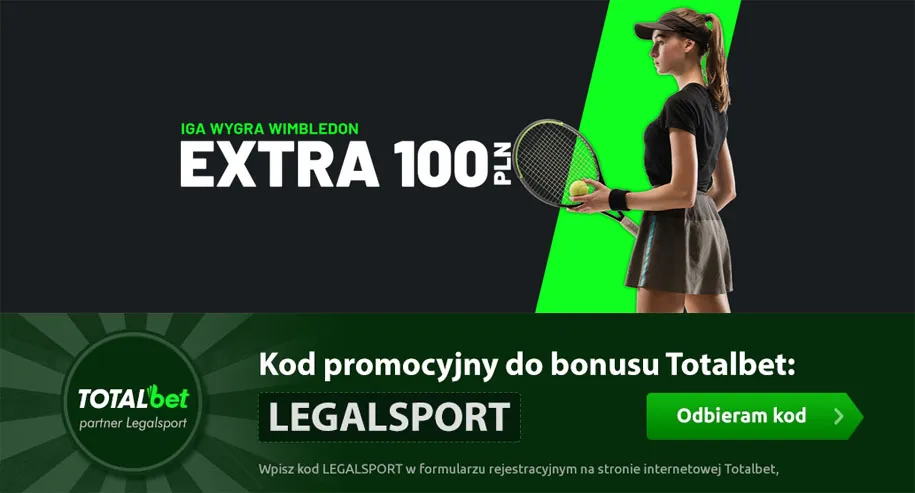 Świątek bonus 100 zł za wygraną w Wimbledonie