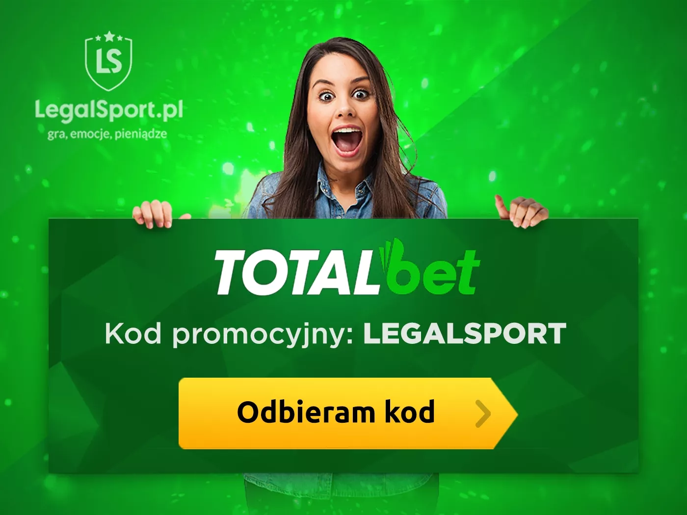 Kod promocyjny Totalbet do rejestracji