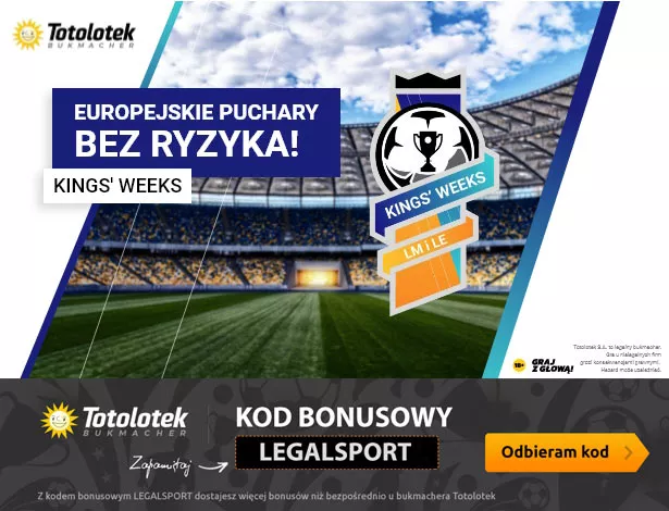 Bonus w Totolotek Zakłady Bukmacherskie bez ryzyka (bez kodu w tej promocji)