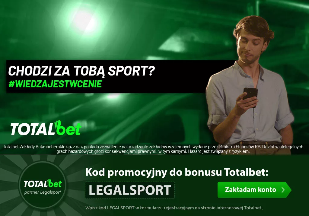 Reklama zakładów bukmacherskich Totalbet