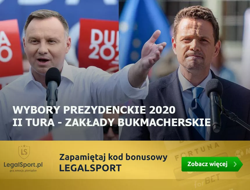 Typujemy wybór prezydenta. Można obstawiać bez ryzyka po kodzie promocyjnym.