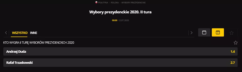 Typy w LVBET. Po rejestracji na wybory bonus 20 zł bez wpłaty (z kodem)