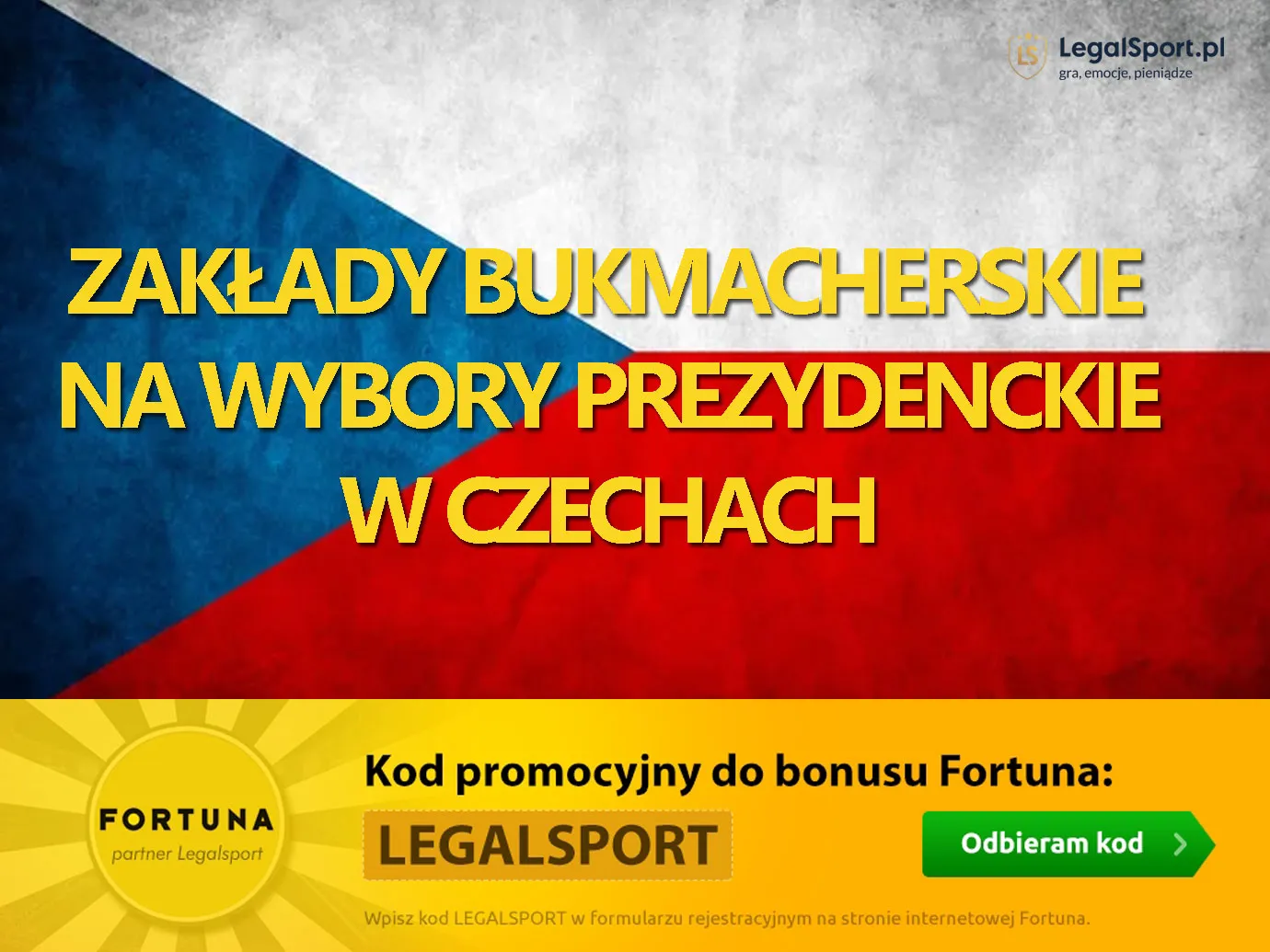 Wybory prezydenckie w Czechach - zakłady bukmacherskie