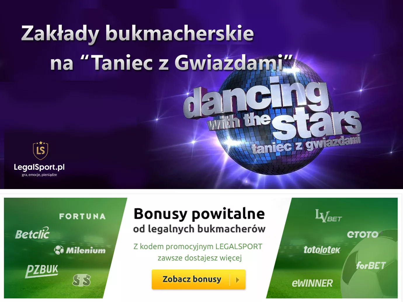 Taniec z Gwiazdami - zakłady bukmacherskie online