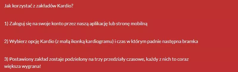 Jak stawiać zakłady kardio na mobile w PZBuk online