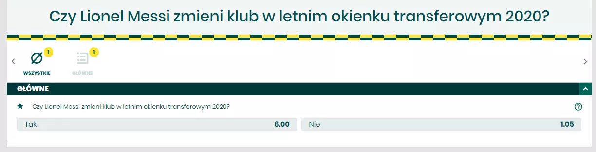 Leo Messi u bukmachera. Z kodem bonus na zakład transferowy.