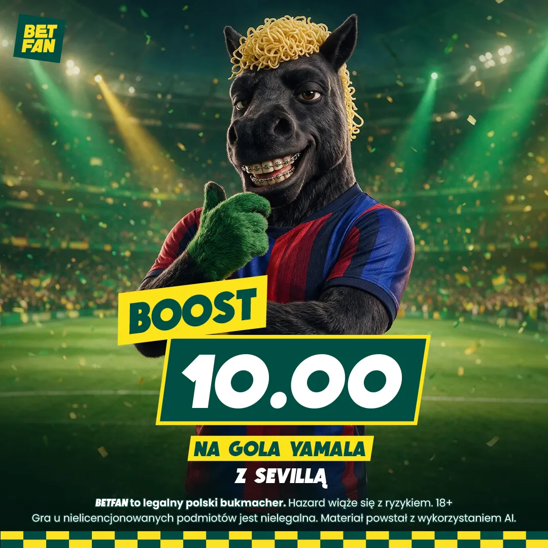 Promocja BETFAN: 176 zł za gola Yamala w meczu Barcelona - Sevilla