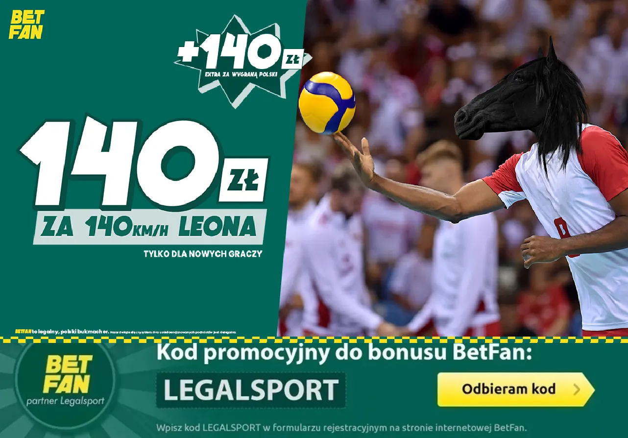 140 zł za 140 km/h Leona - akcja na finał siatkarskich ME Włochy - Polska