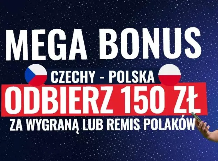 150 zł bonusu w Etoto na mecz Czechów z Polakami (24.03)