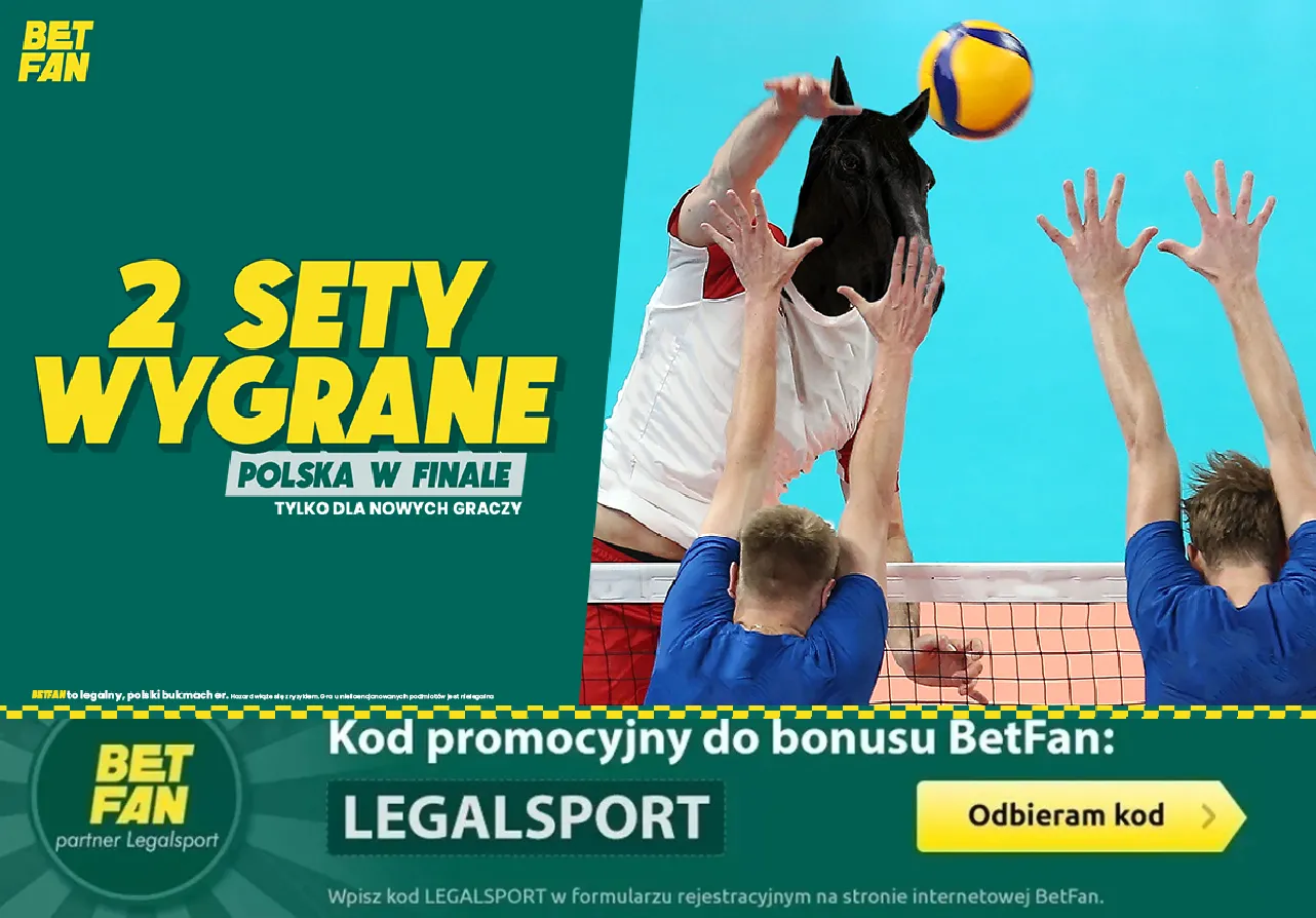 176 zł za 2 wygrane sety Polski ze Słowenią w BETFAN