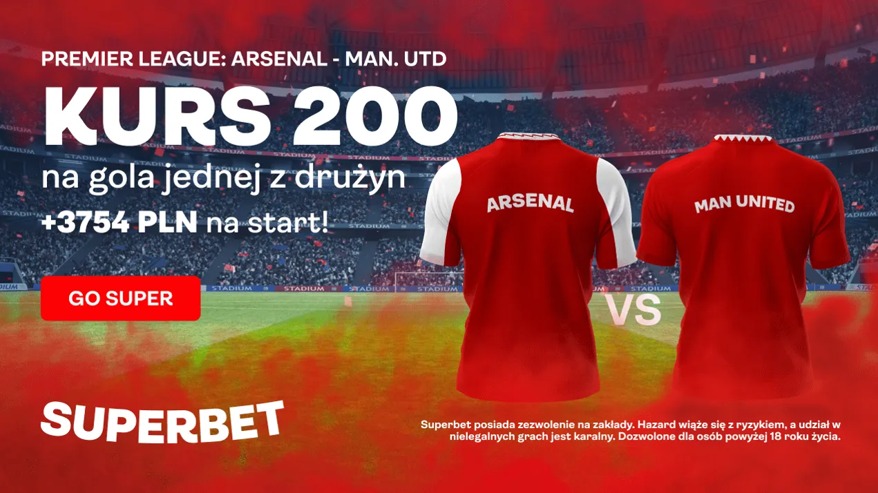 Arsenal Londyn - Manchester United kurs 200.00