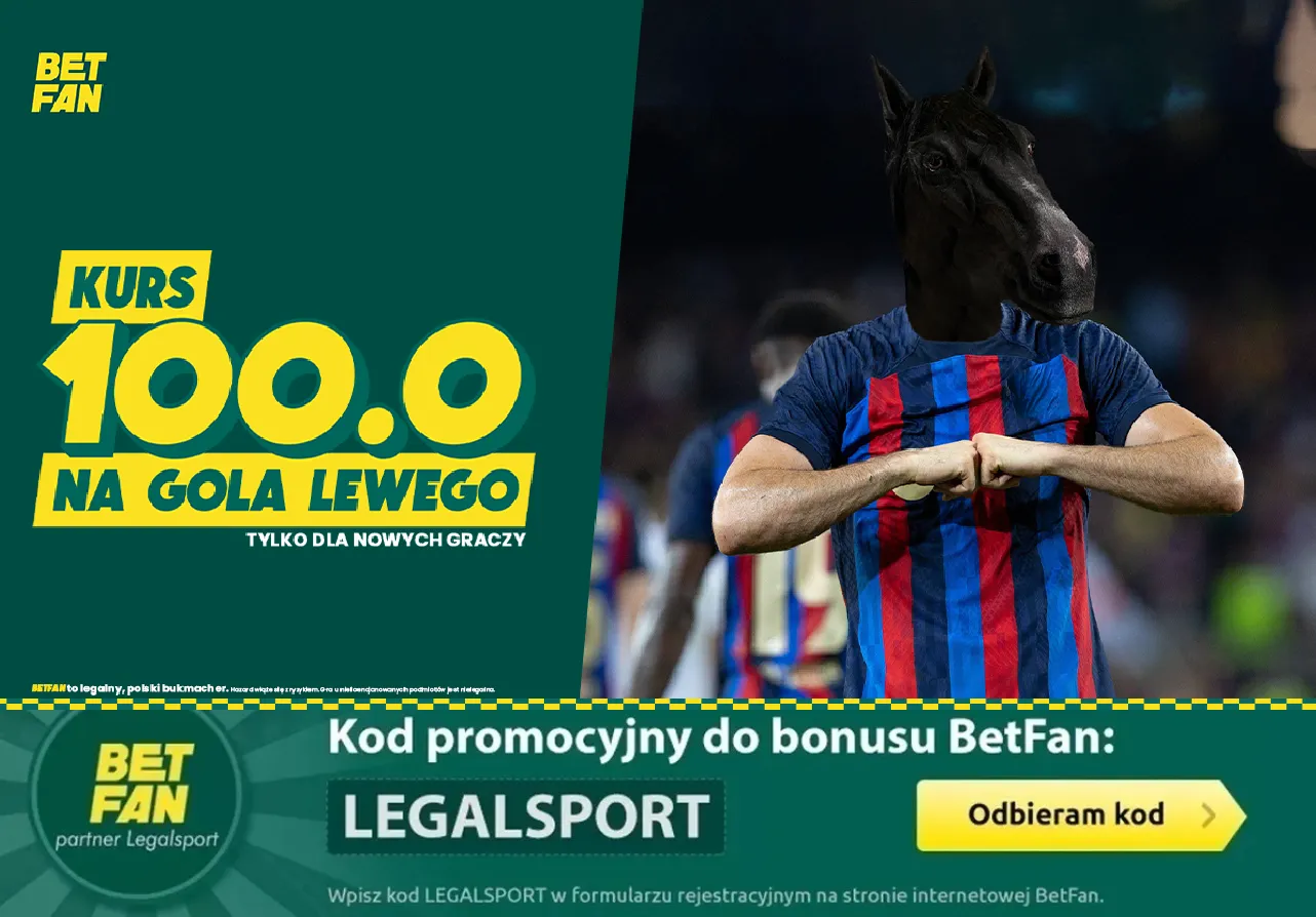 Boost 100.00 na gola Lewego z Betisem