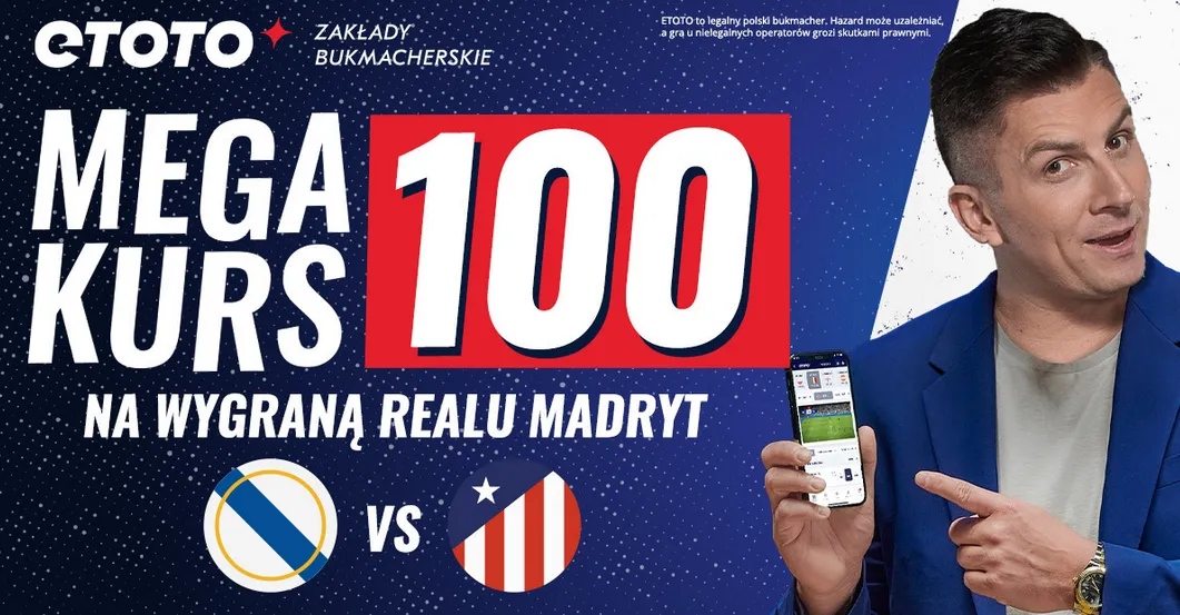 Boost 100.00 na wygraną Realu Madryt z Atletico (25.02)
