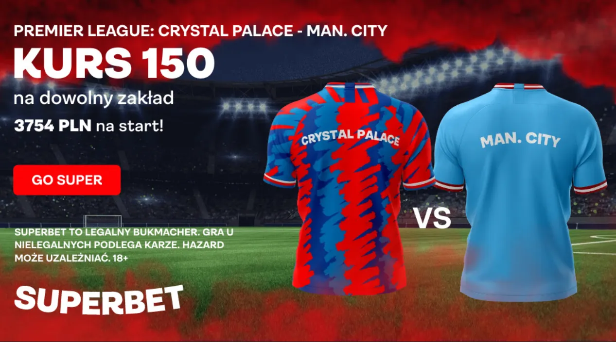 Boost 150.00 na Crystal Palace - Manchester City (11.03)