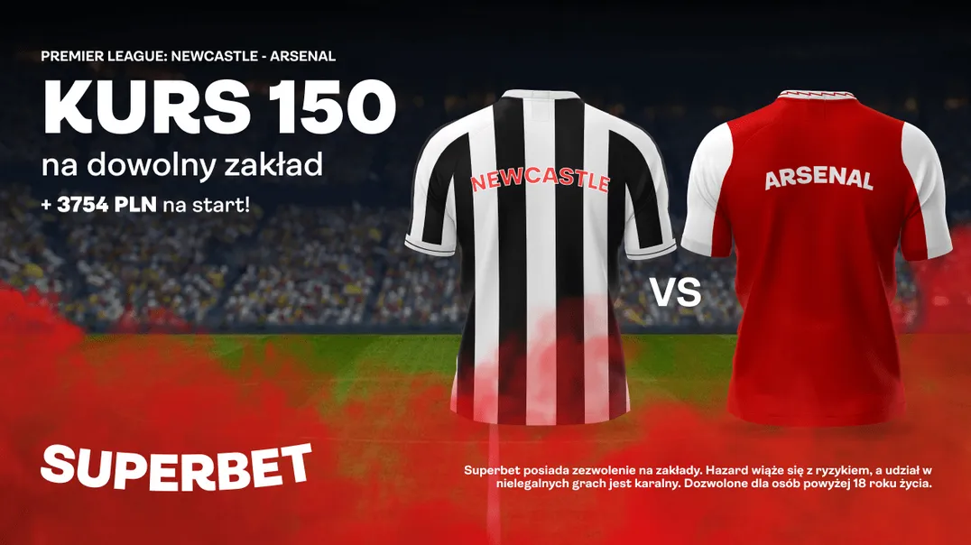 Boost 150.00 na Newcastle - Arsenal (07.05.2023)