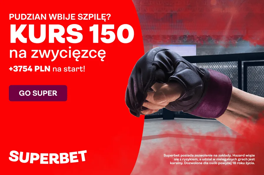 Boost 150.00 na Pudzianowski - Szpilka na KSW 83