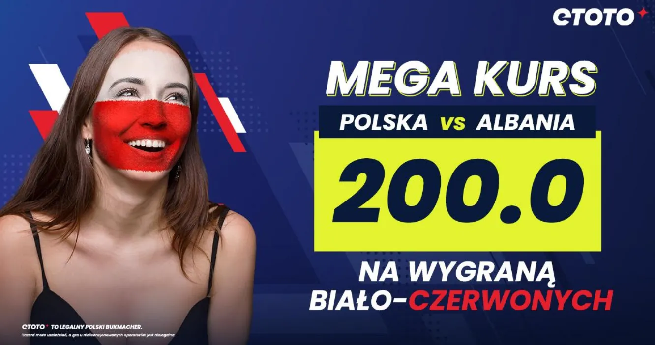 Boost 200.00 na Albania - Polska (10.09.23)