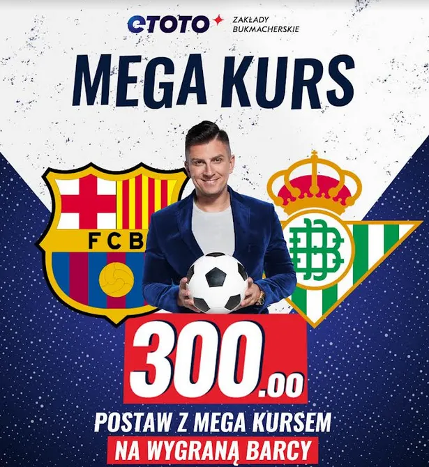 Boost 300.00 na FC Barcelona - Real Betis