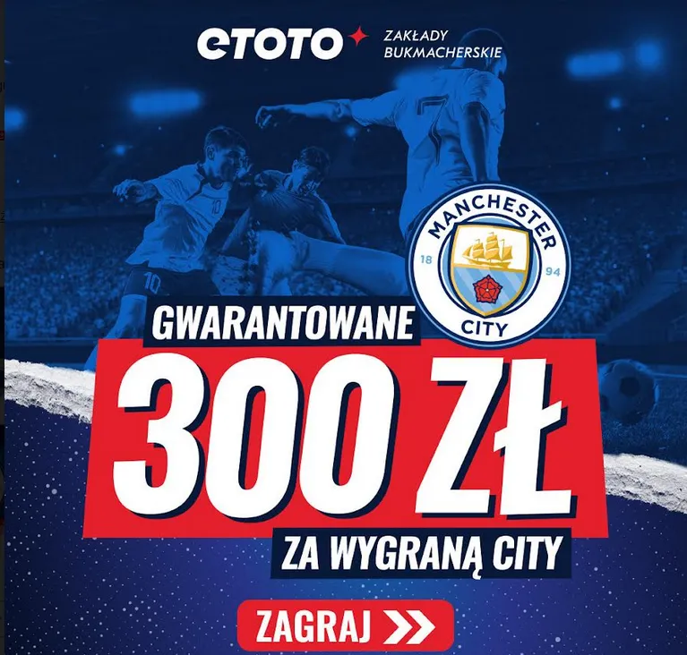 Boost 300.00 na Manchester City - Real Madryt (17.05.23)