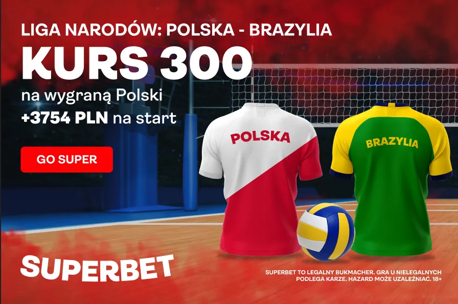 Boost 300.00 na Polska - Brazylia (20.07.23)