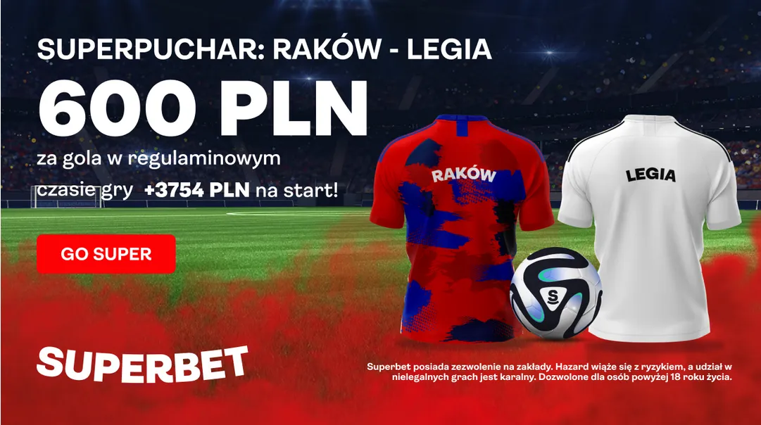 Boost 300.00 na Raków - Legia (15.07.23)
