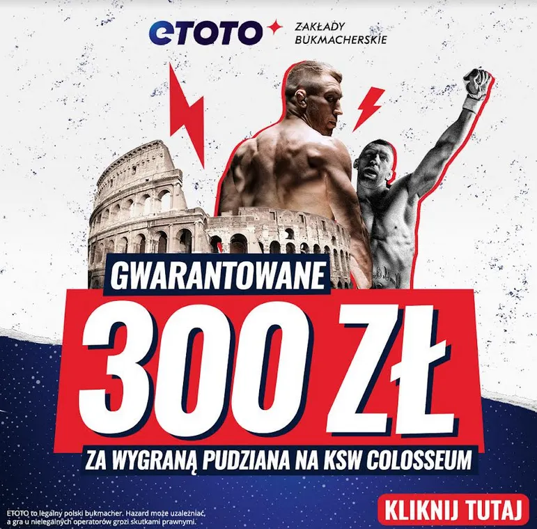 Boost 300.00 na wygraną Pudzianowskiego ze Szpilką (03.06.23)