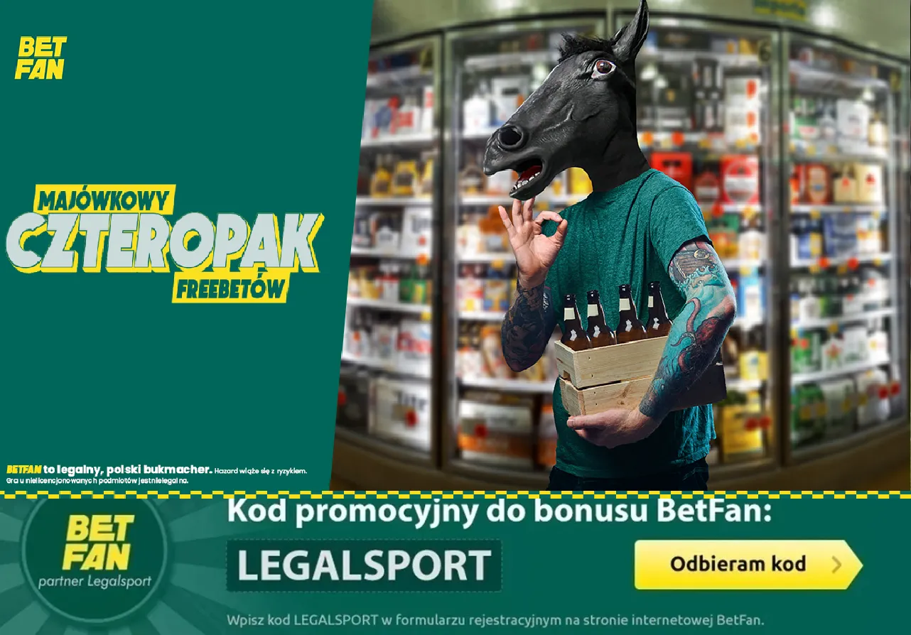 Darmowe zakłady 160 zł na majówkę od BETFAN
