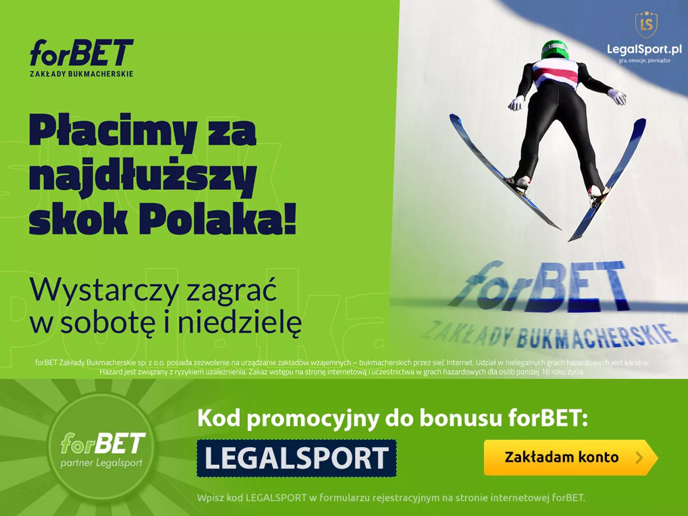 forBET na Puchar Świata w skokach