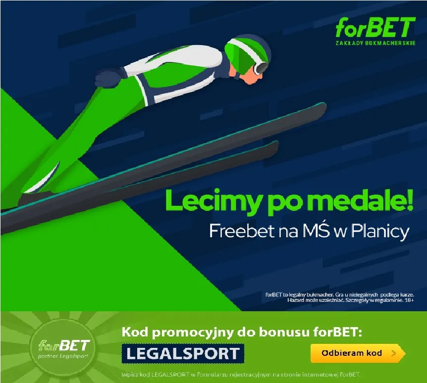 Freebet na mistrzostwa świata w Planicy w forBET 