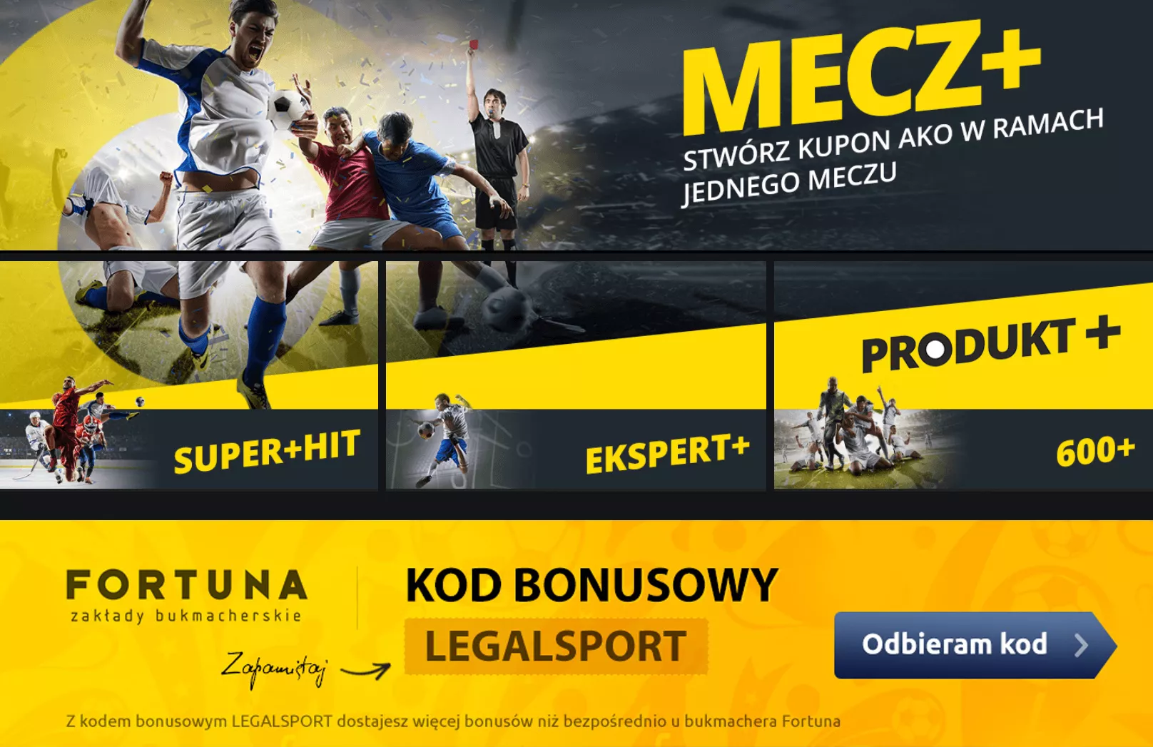 Promocja Fortuna MECZ+ 