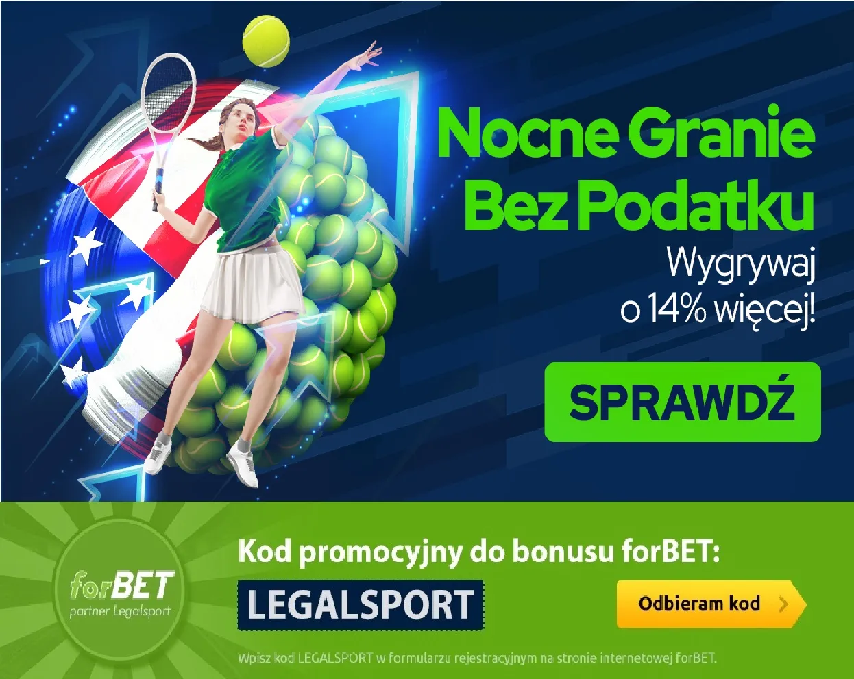 Nocne granie bez podatku na Indian Wells