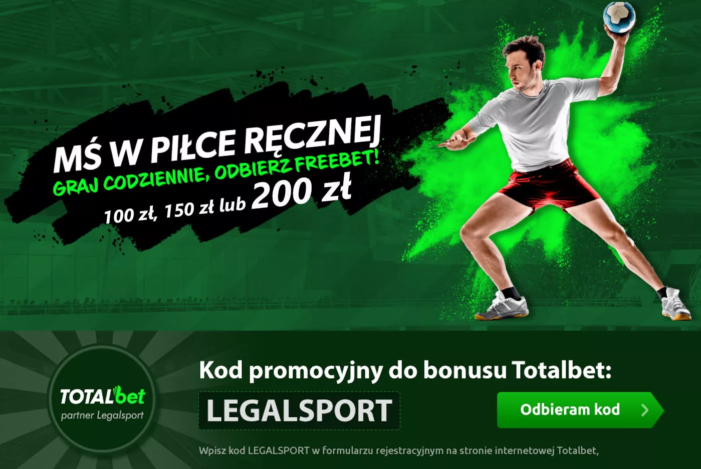 Freebet 200 zł, 150 zł lub 100 zł na zakłady